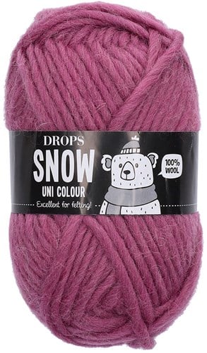 Drops Snow Uni Colour 009 Licht Wijnrood
