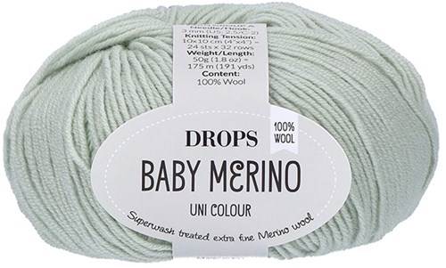 Drops Baby Merino Uni Colour 058 Pistache Ijs