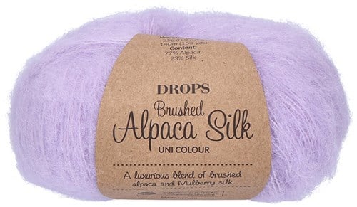 Drops Brushed Alpaca Silk Uni Colour 034 Zoete Orchidee