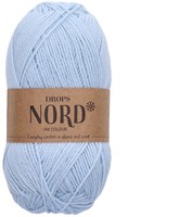 Drops Nord Uni Colour 26 Ijsblauw