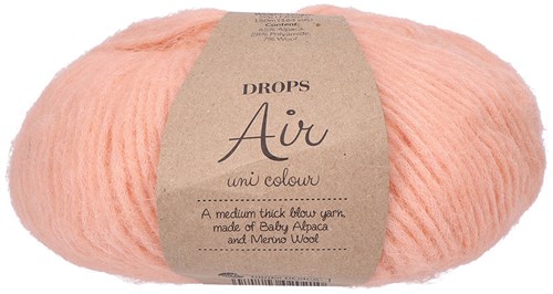 Drops Air Uni Colour 054 Zoete Abrikoos