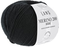 Lang Yarns Merino 200 Bebe 0304 Zwart-2