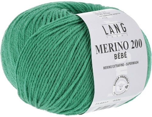 Lang Yarns Merino 200 Bebe 0317 Groen-2