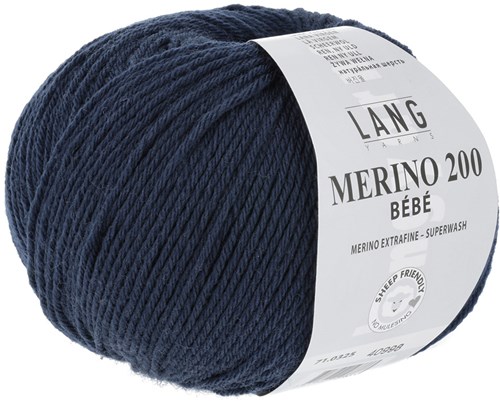 Lang Yarns Merino 200 Bebe 0325 Navy-2