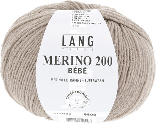 Lang Yarns Merino 200 Bebe 0326 Beige