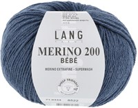 Lang Yarns Merino 200 Bebe 0334 Donkerjeans