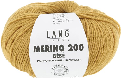 Lang Yarns Merino 200 Bebe 0350 Goud