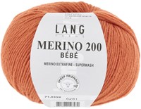 Lang Yarns Merino 200 Bebe 0359 Oranje
