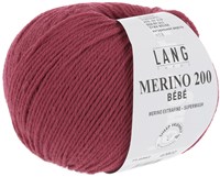 Lang Yarns Merino 200 Bebe 0362 Wijn Rood-2