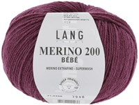 Lang Yarns Merino 200 Bebe 0366 Bosbes