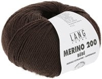 Lang Yarns Merino 200 Bebe 0368 Donker Bruin-2