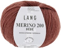 Lang Yarns Merino 200 Bebe 0387 Baksteen