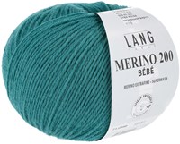 Lang Yarns Merino 200 Bebe 0388 Petrol-2