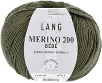 Lang Yarns Merino 200 Bebe 0398 Olijf