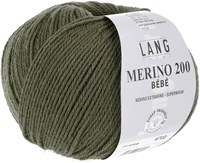 Lang Yarns Merino 200 Bebe 0398 Olijf-2