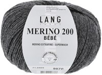 Lang Yarns Merino 200 Bebe 0405 Donkergrijs Gemêleerd