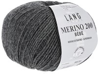 Lang Yarns Merino 200 Bebe 0405 Donkergrijs Gemêleerd-2