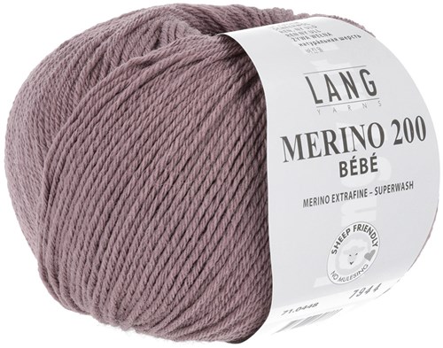 Lang Yarns Merino 200 Bebe 0448 Oud Paars-2