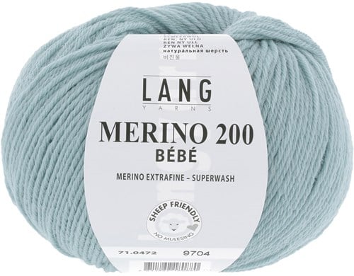 Lang Yarns Merino 200 Bebe 0472 Mint Donker