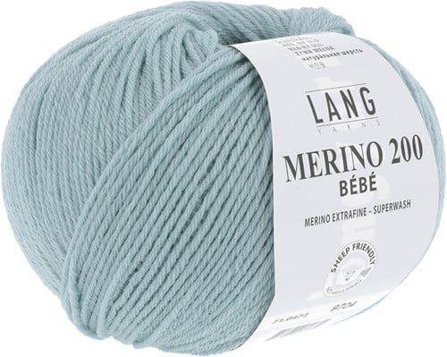 Lang Yarns Merino 200 Bebe 0472 Mint Donker-2