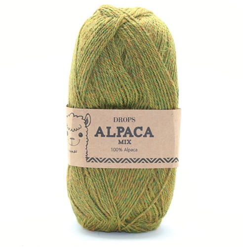 Drops Alpaca Mix 7233 Geel/Groen
