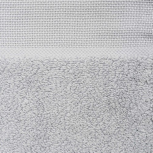 Rico Borduur Handdoek 50 x 100 cm 004 Grijs-2