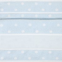Rico Borduur Gastendoek 30 x 50 cm 006 Blauw/Wit-2