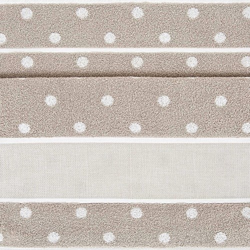Rico Borduur Slabbetje 30 x 34 cm 005 Beige/Wit-2