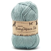 Drops BabyAlpaca Silk Uni Colour 7402 Light-sea-green