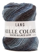 Lang Yarns Mille Colori Socks & Lace Luxe 78 Turquoise/Petrol/Silver