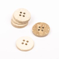 Drops Gebleekte kokosnoot knoop 15 mm-2