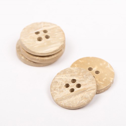 Drops Gebleekte kokosnoot knoop 20 mm-2
