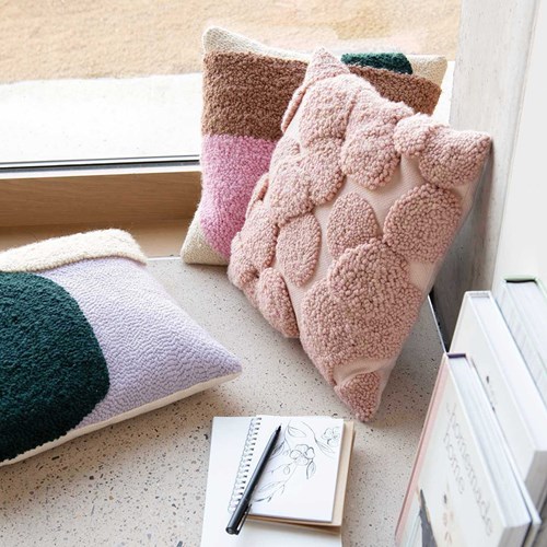 Rico dot roze kussen
