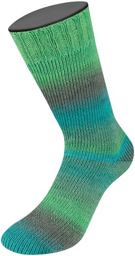 Lana Grossa Meilenweit 100 Color Mix Soft 060 Jade/zee/donker/mint/grasgroen-3