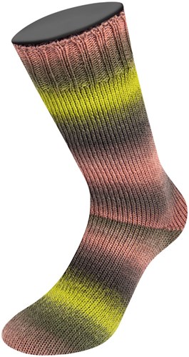 Lana Grossa Meilenweit 100 Color Mix Soft 063 Donker/bladig/bos/mos/grijs/lichtgroen-3