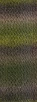 Lana Grossa Meilenweit 100 Color Mix Soft 063 Donker/bladig/bos/mos/grijs/lichtgroen-2