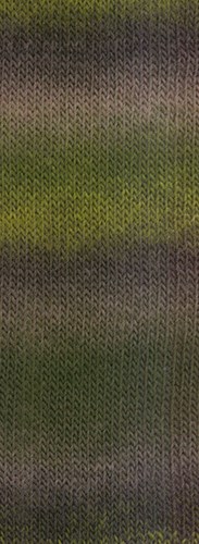 Lana Grossa Meilenweit 100 Color Mix Soft 063 Donker/bladig/bos/mos/grijs/lichtgroen-2