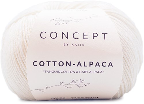 Katia Cotton Alpaca 80 White