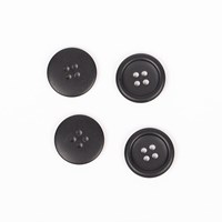 Drops Knoop 18mm Mat Zwart-2