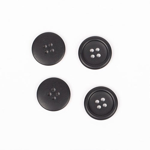 Drops Knoop 18mm Mat Zwart-2