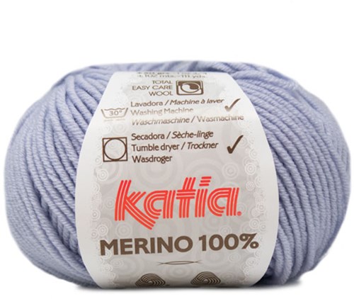 Katia Merino 100% 081 Licht paars