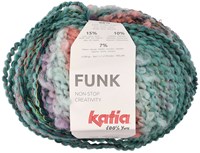 Katia Funk 076 Water blauw-Kauwgom roze-Mauvé