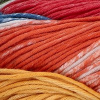Katia Fair Cotton Infinity 103 Blauw-Wijnrood-Bremgeel-Donkergroen-2