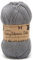 Drops BabyAlpaca Silk Uni Colour 8465 Medium-grey