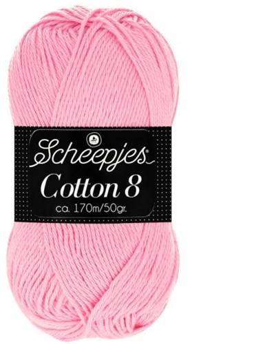 Scheepjes Cotton 8 649 Baby Pink