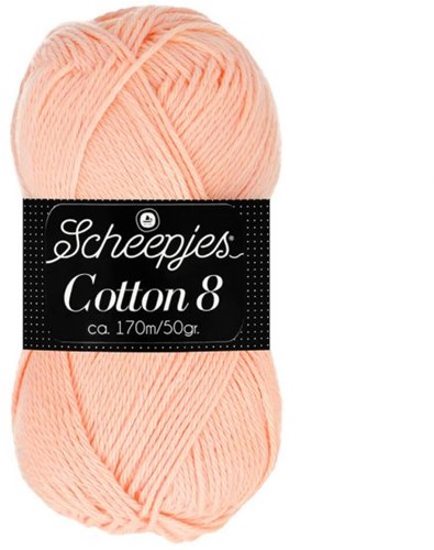 Scheepjes Cotton 8 715 Salmon Pink