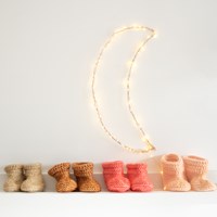 Yarn and Colors Oh Baby! Crochet Booties Haakpakket 040 Pink Sand-3