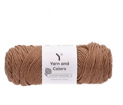 Droomdeken 8.0 KAL garenset Yarn and Colors Chunky Amazing 007 Cigar