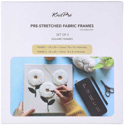 Knitpro Punch frame set 25x25, 20x20 cm