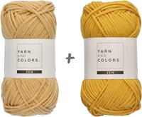 Yarn and Colors Slouchy Pouch Color Block Haakpakket 089 Gold